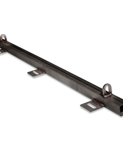 Post 1000/35N lh w/square tube SST at wall inside-outside